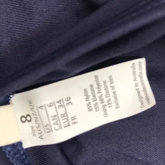 NWOT SEA LEVEL Cross Front Tankini Top - Picture 6 of 6